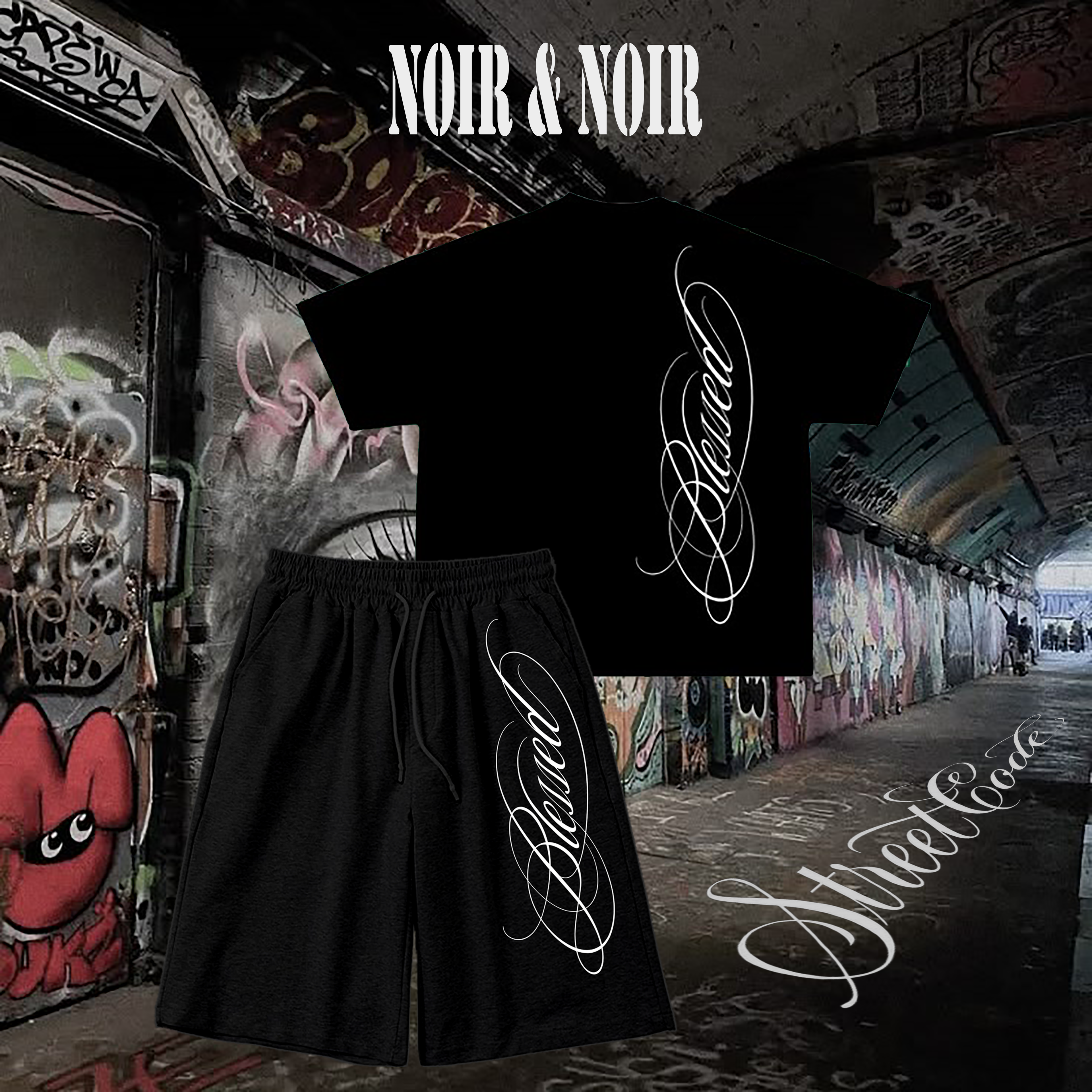 Ensemble t-shirt & short BLESSED
