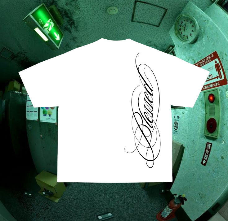 T-shirt cropped Blessed N:01
