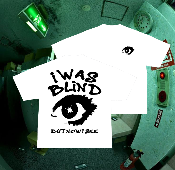 T-shirt cropped I WAS BLIND N:03